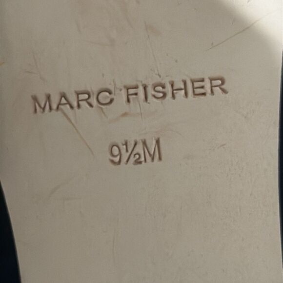 Marc Fisher Sharla Studded Strappy Mule Black B22B - Picture 9 of 9